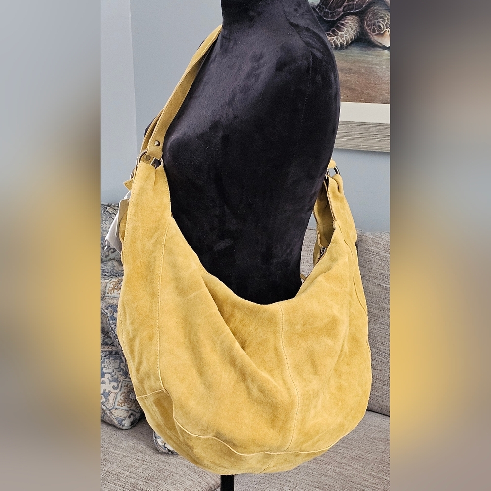 Free People Roma Suede Tote Bag